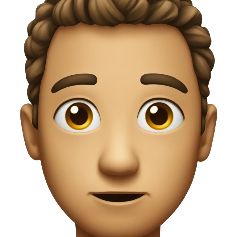 Side eye surprised emoji
