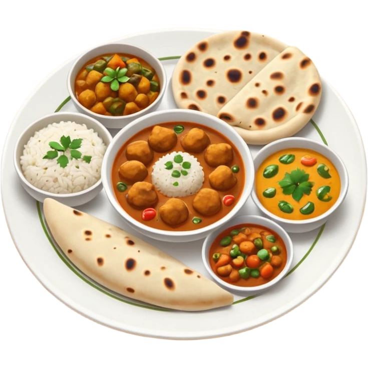 ios 18 aesthetic indian food emoji