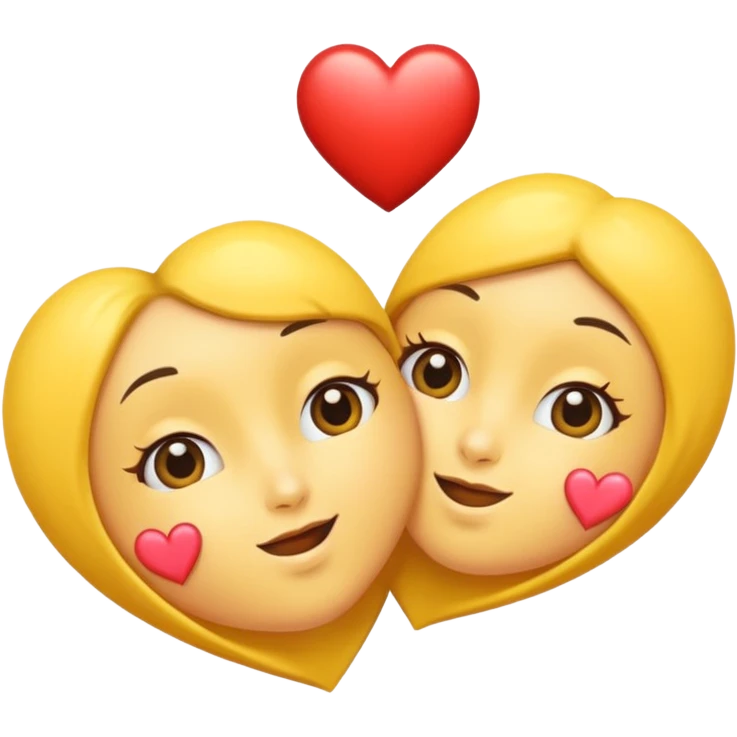 the yellow heart eyes emoji but for each eyes have a boob, so its like they are looking at boobs emoji