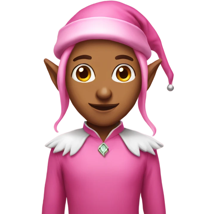 pink elf emoji