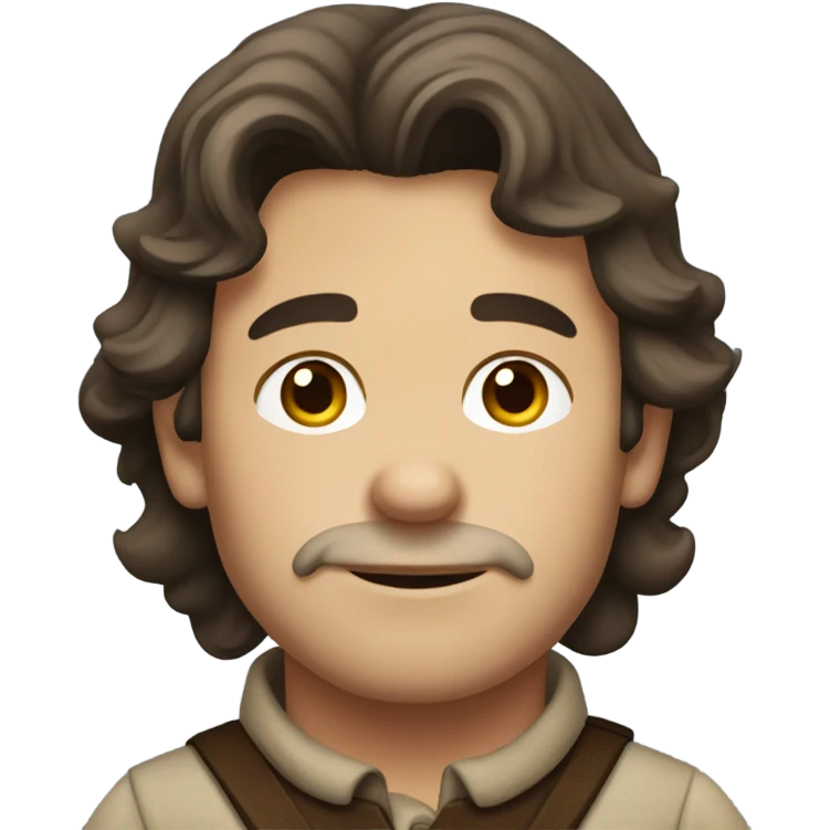 charles Ingalls brown hair emoji
