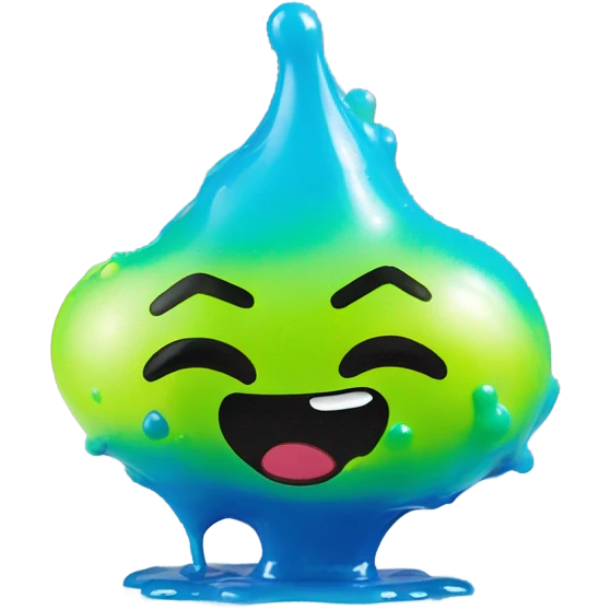 SLime splash figurine emoji