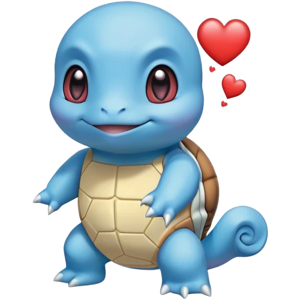 Squirtle With heart eyes￼ emoji