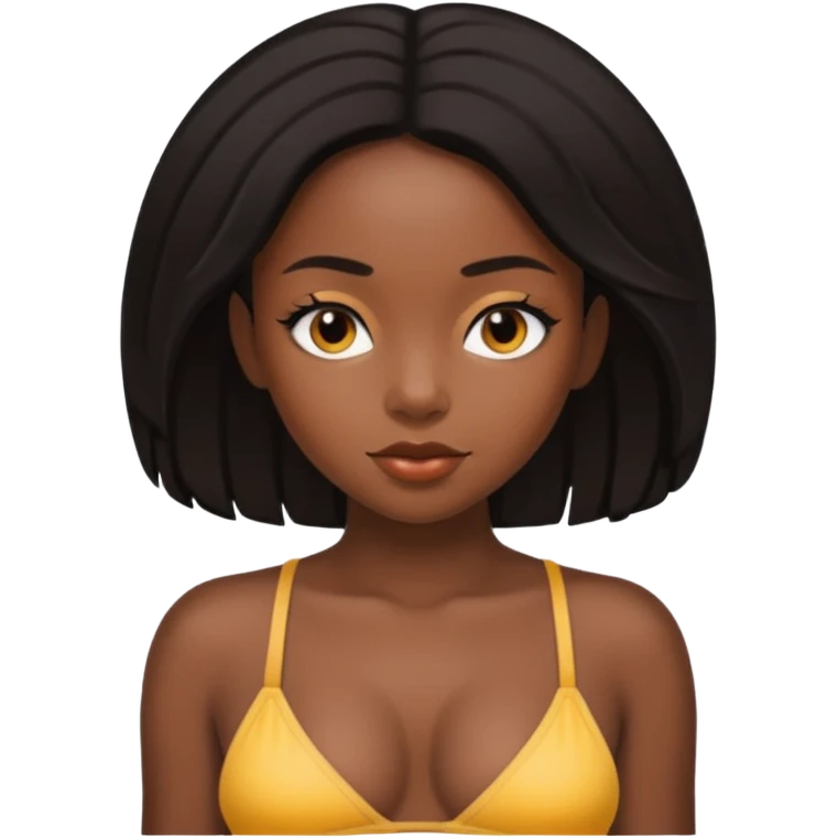 Black girl butt emoji