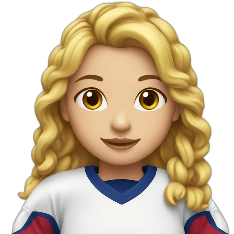 Hockey girl emoji