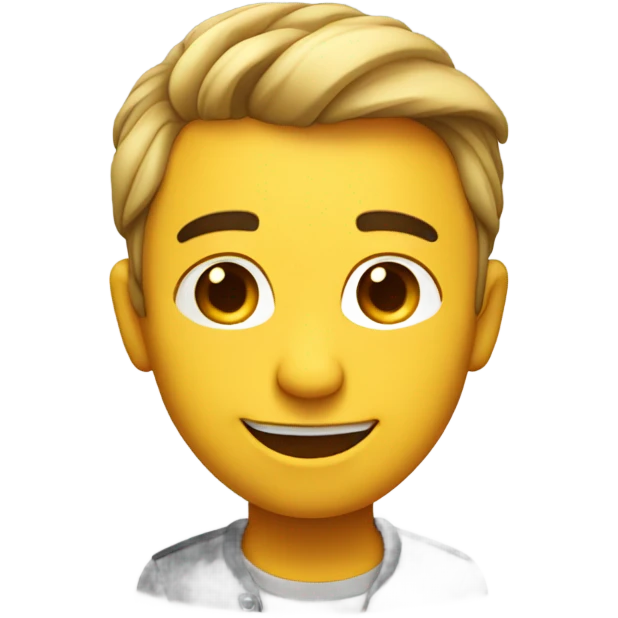 side eye with happy face emoji