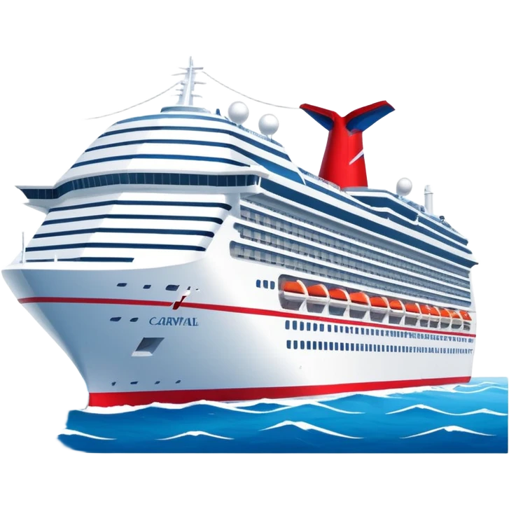 Carnival cruise ship emoji