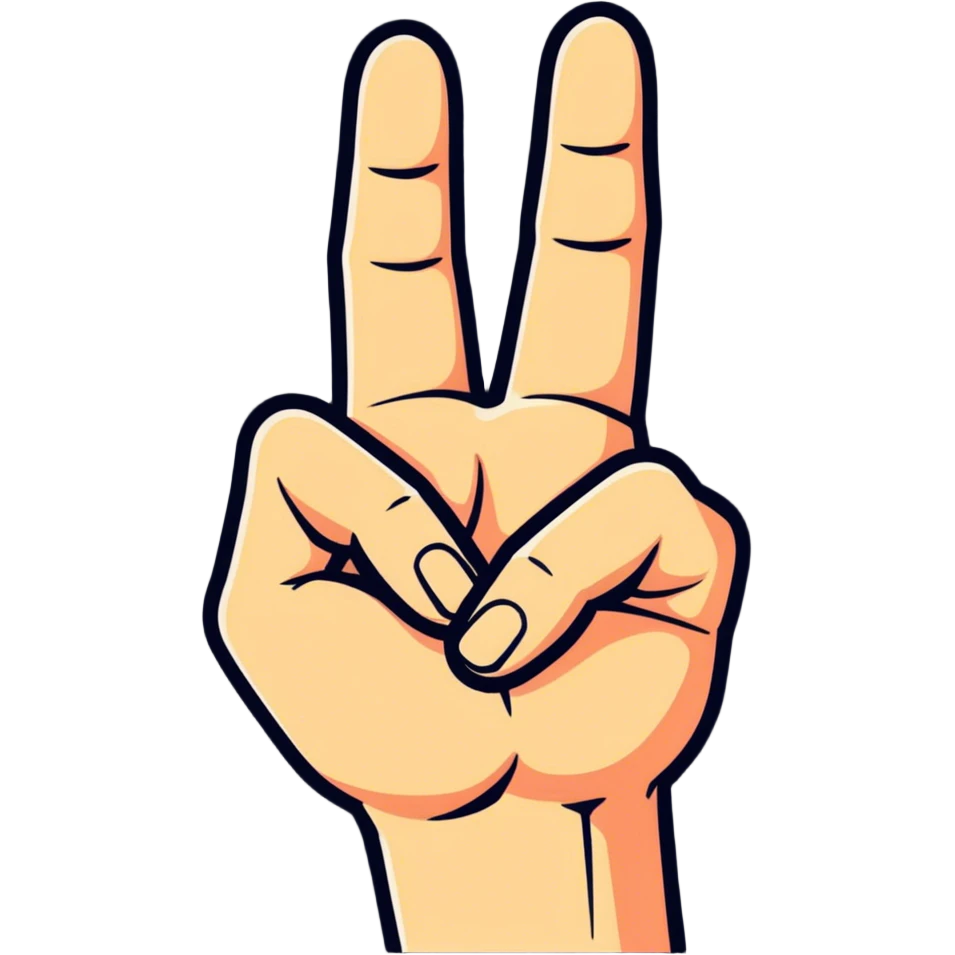 middle fingers emoji