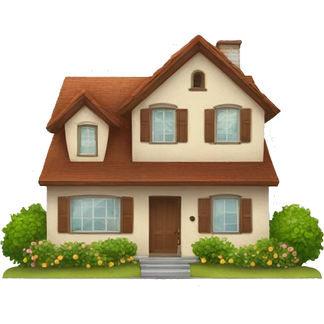 a house with a family emoji