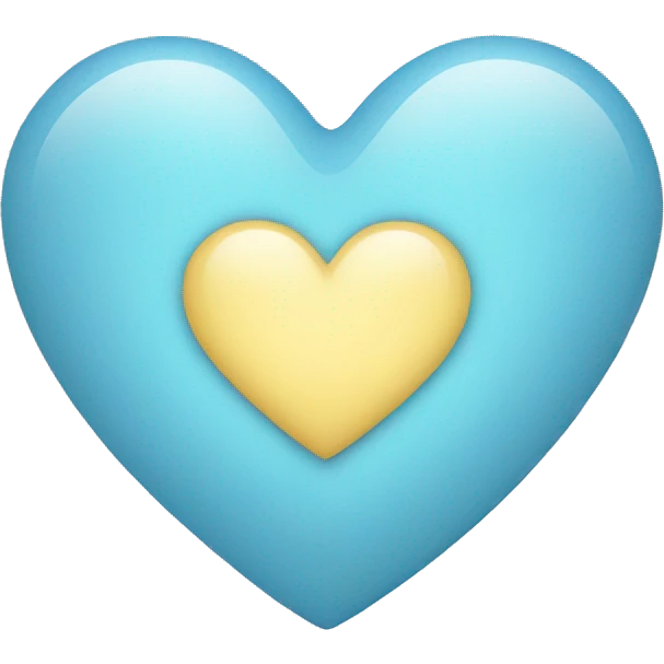 Light blue heart  emoji