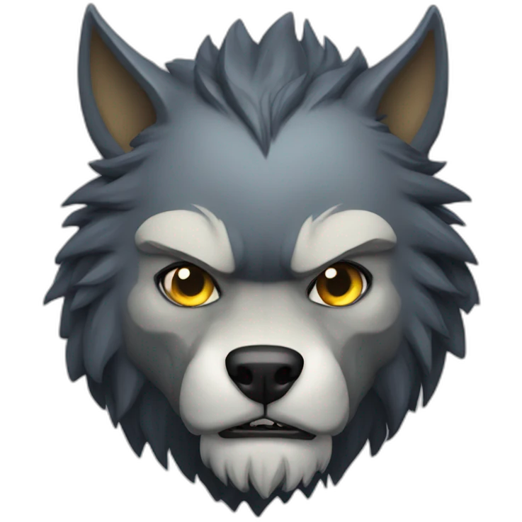 Alpha King werewolf emoji