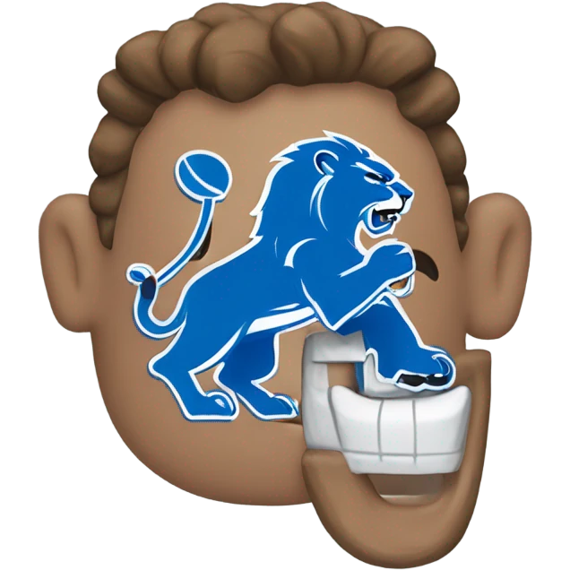 Detroit lions emoji