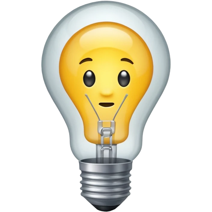 Bombilla apagada  emoji