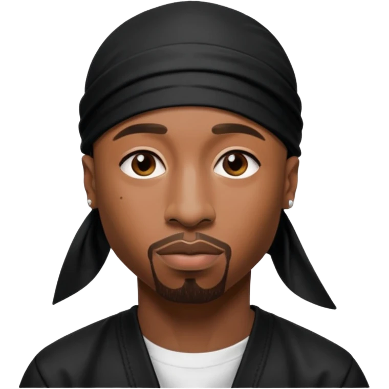 2Pac only face and durage emoji