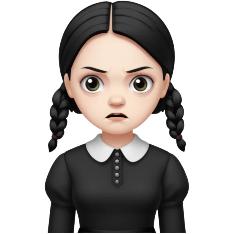Angry Wednesday  emoji