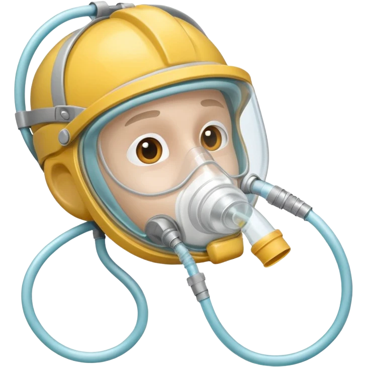 emergency oxygen mask emoji