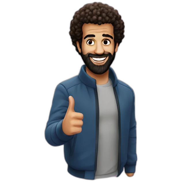 Mo salah thumps up emoji