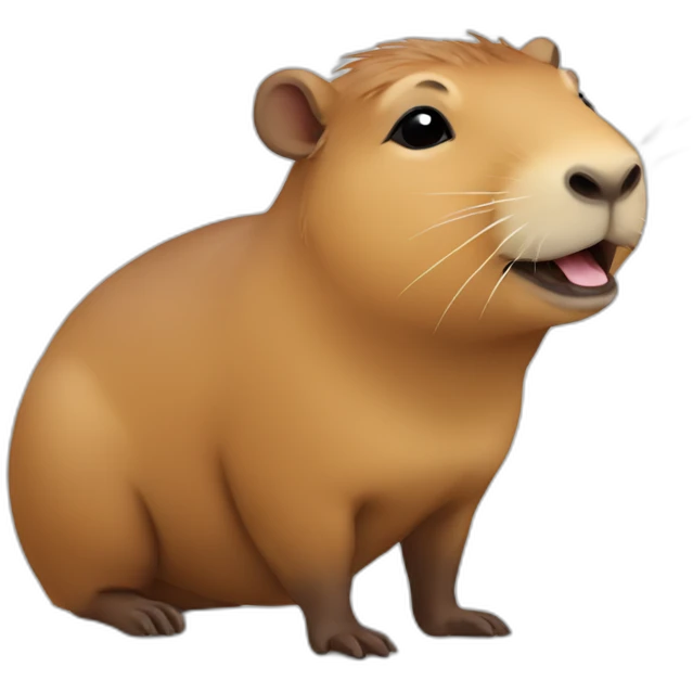 Capybara happy emoji