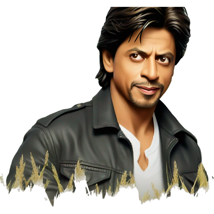 Shah rukh khan in a field emoji