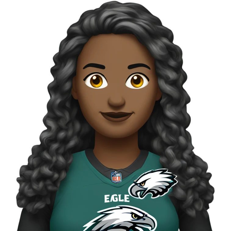 Dianne Philadelphia Eagle’s Fan emoji