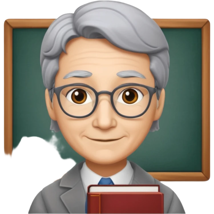 The wise librarian emoji