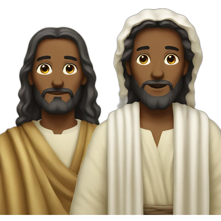 Jesus et Moses emoji