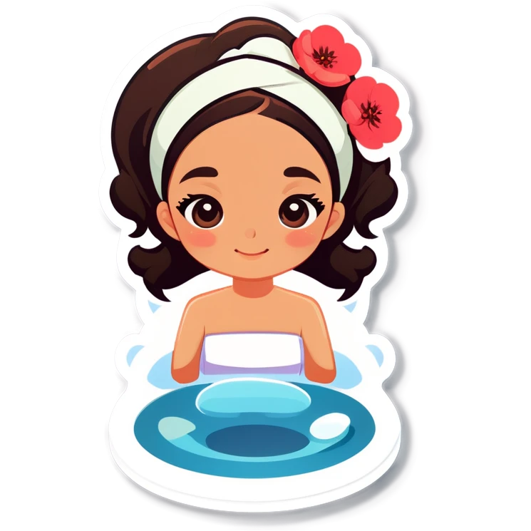 Girl in spa emoji
