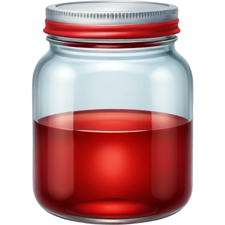 jam jar with red jam emoji