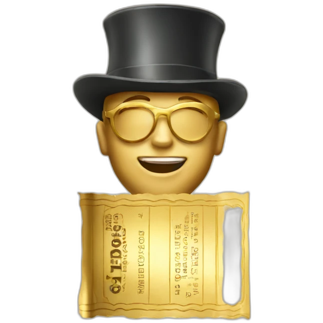 golden ticket emoji
