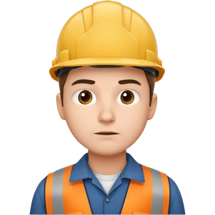 engineer looking up emoji