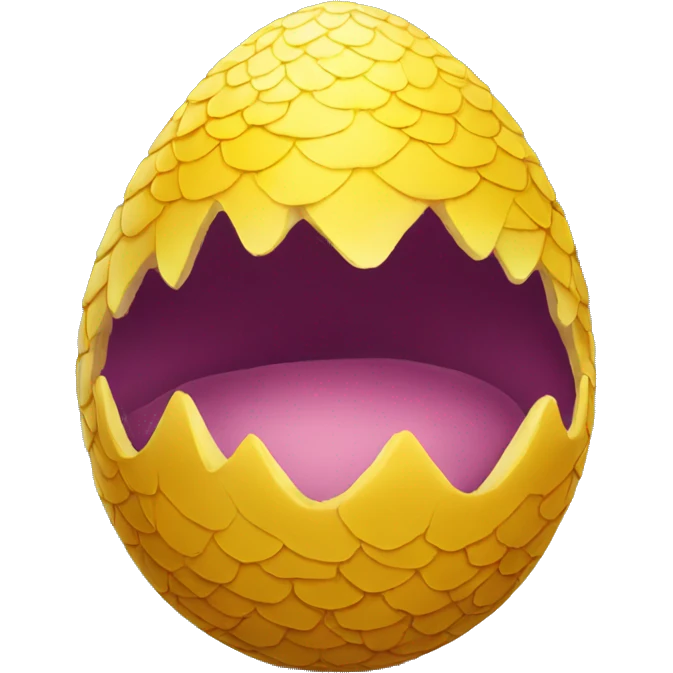 yellow dragon egg emoji