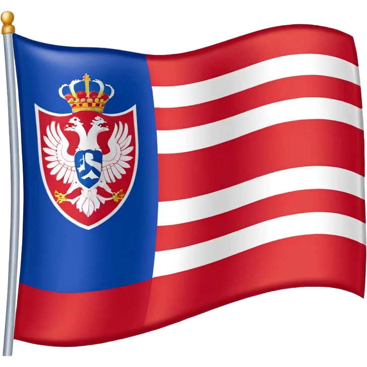 A flag of republic of srpska emoji