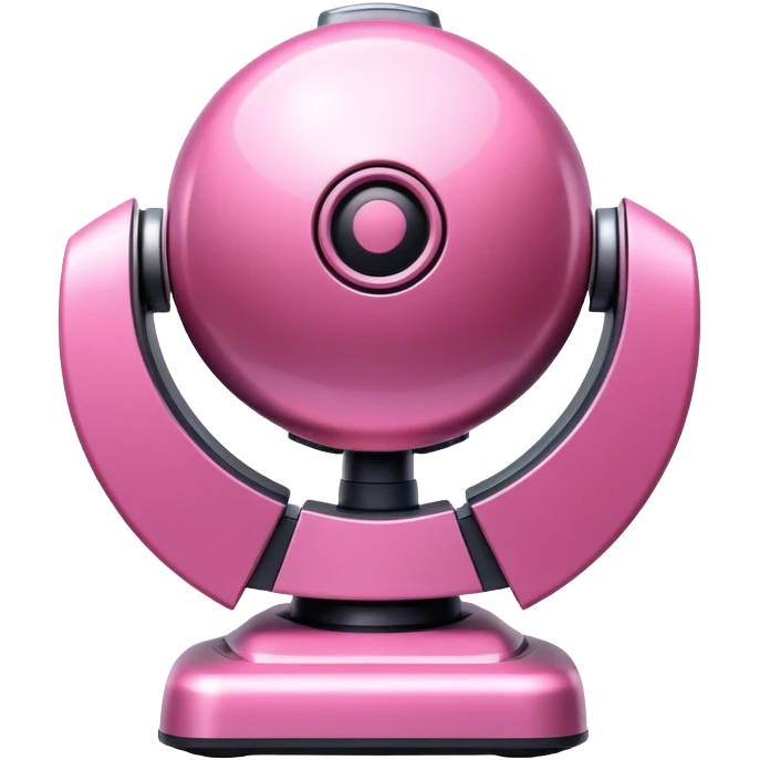 robotic pink radar emoji