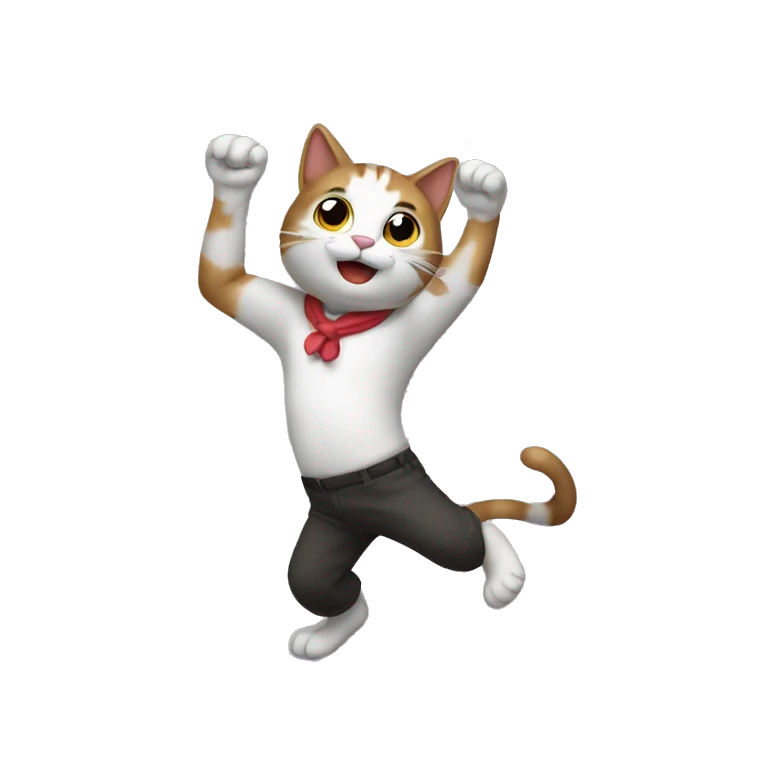 Gato bailando  emoji