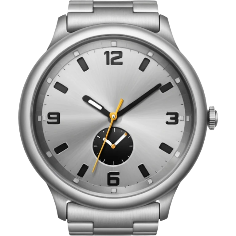 A hand with a watch emoji