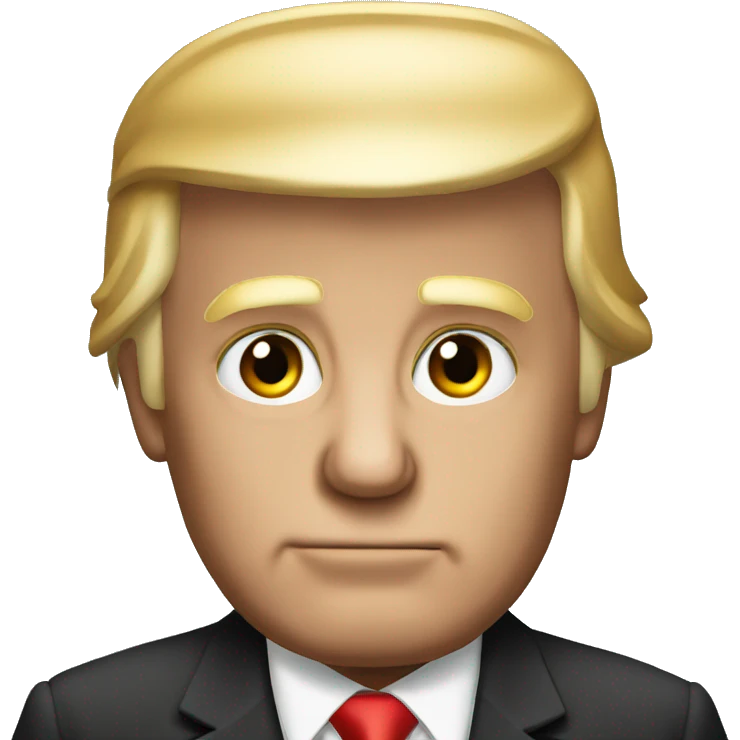donald trump looking right emoji