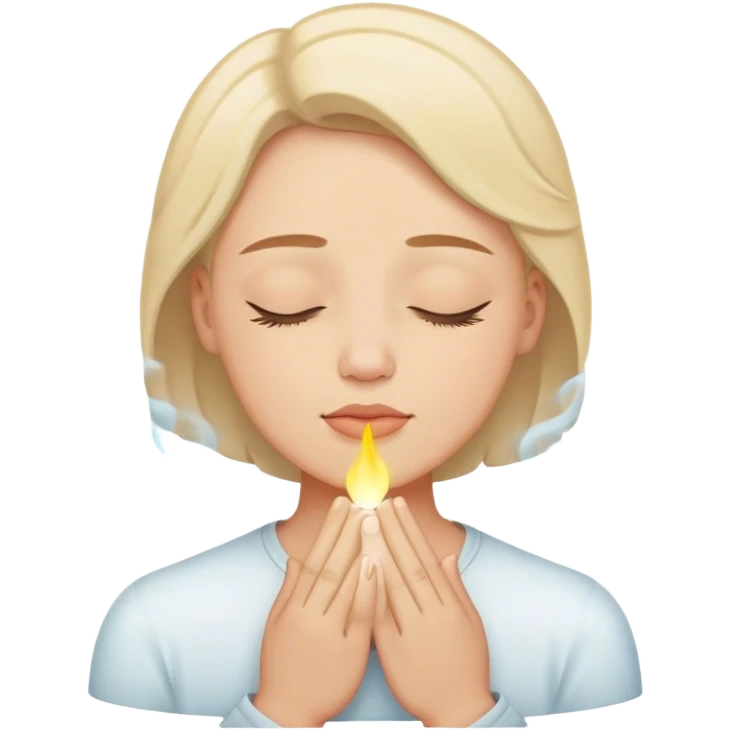 Breath of life and love emoji