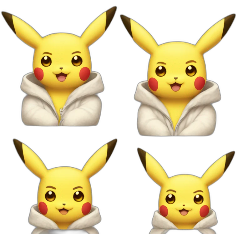 pikachu tatooed emoji