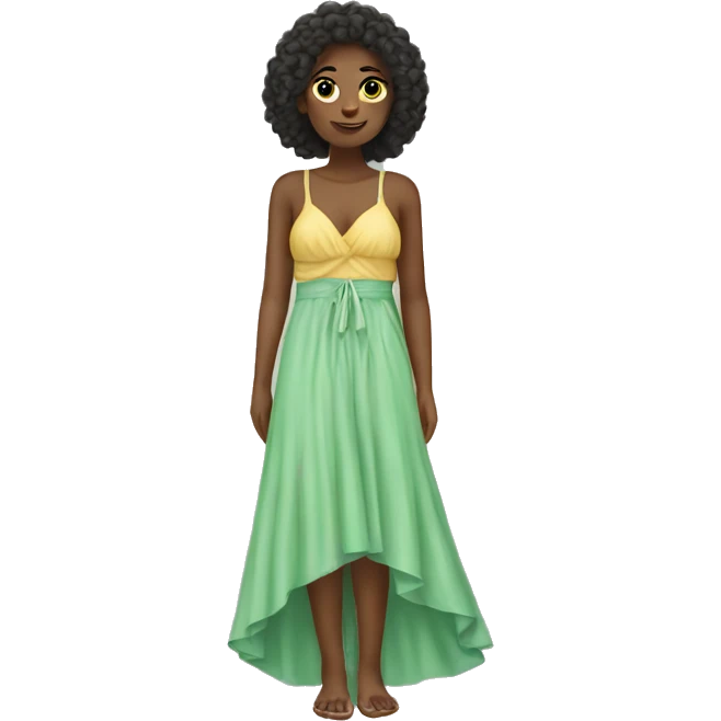 Beach dress emoji