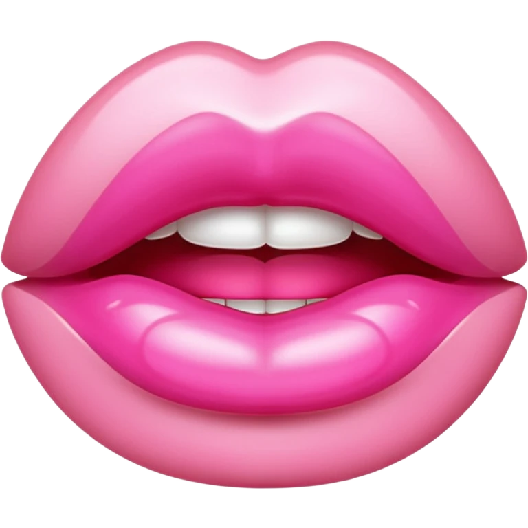 Pink lip gloss emoji