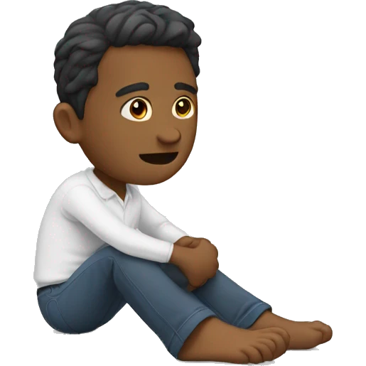 man, feet emoji