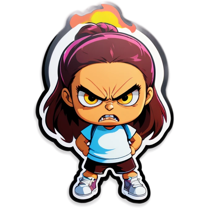 Myla angry emoji