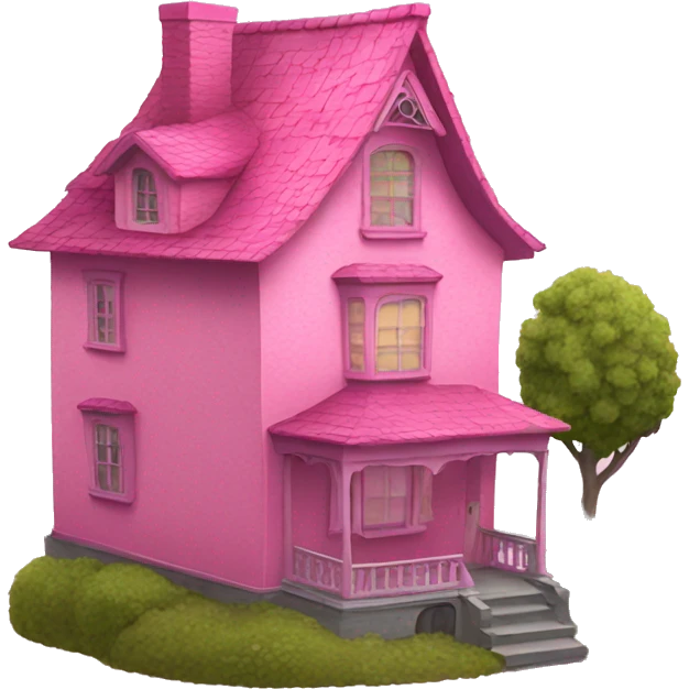 pink coraline house emoji