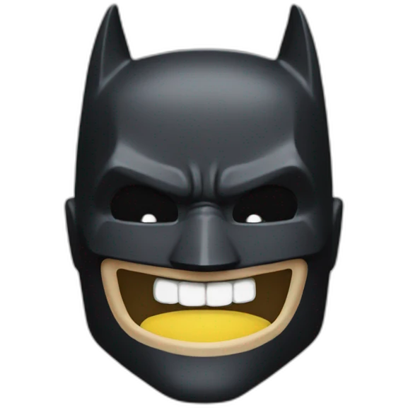 Batman smile emoji