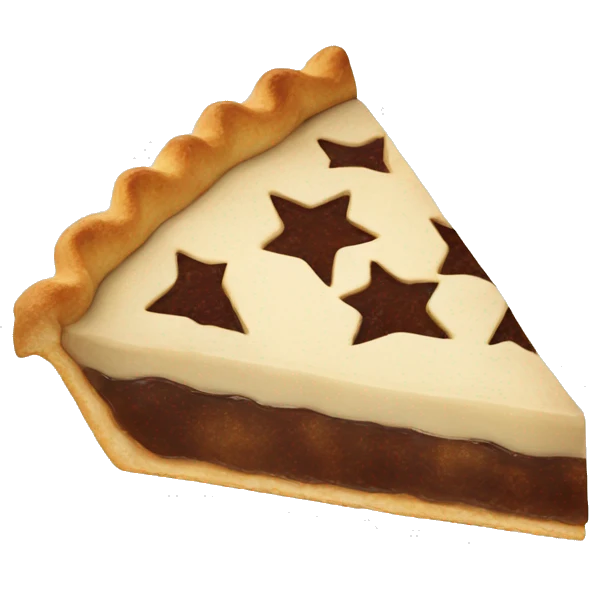 christmas pie slice  emoji