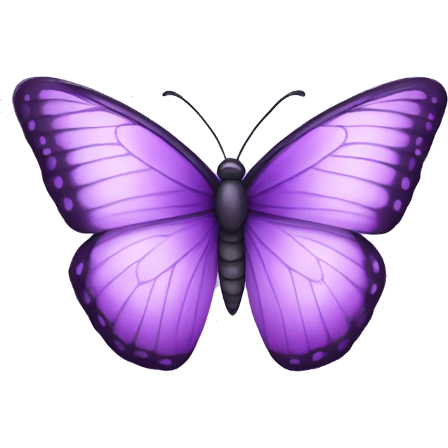 Purple butterfly  emoji