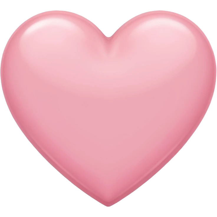 Light Pink heart emoji