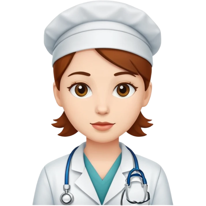 Veterinary medicine worker, white skin emoji