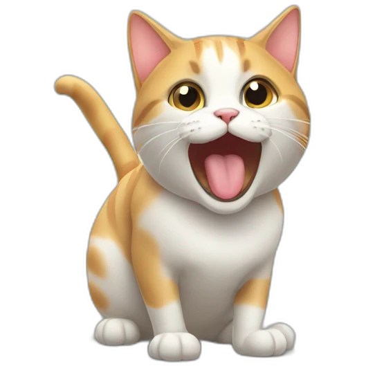 cat licking bum emoji