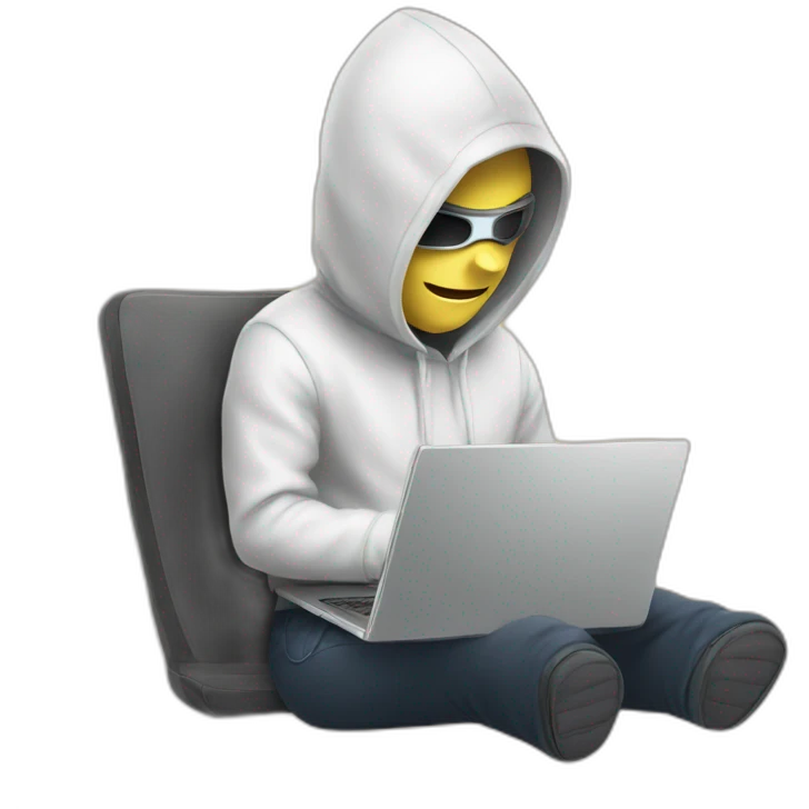 hacker with laptop emoji